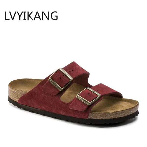 

women slippers flats summer sandals shoes casual plus size ladies comfort woman buckle pu beach home platform female 2020, Black