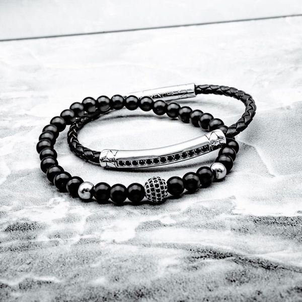 

8mm stone beads bracelet fashion men jewellery cz ball bracelets for women special gift pulseras hombre accessories new 2020, Golden;silver