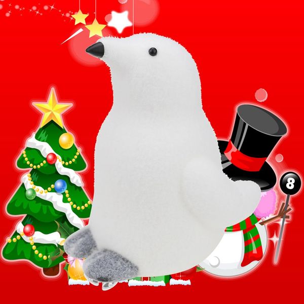 

christmas decorations white flocking foam christmas bear shopping mall l decorations