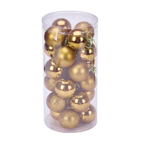 

24pc christmas popular xmas tree decoration ball stylish (gold