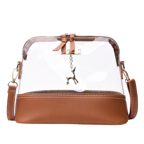 

xiniu luxury handbags womens bags designer fashion women transparent crossbody bag fawn pendant shell shoulder messenger bags
