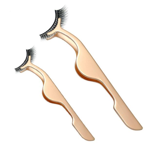 

vibrant glamour false eyelash tweezers stainless steel lash extension lash applicator remover tweezer clip eyelashes accessories