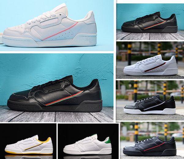 

antique continental 80 rascal leather x kanye west casual shoes white og core black aero blue grey pink men sneakers 40-45, White;red