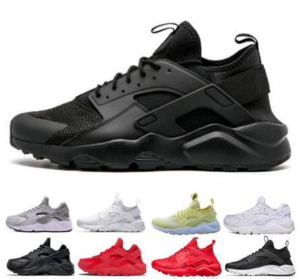 

2020 huarache run ultra men women running shoes triple black white red cool grey pink mens trainer breathable sneaker outdoor sports walking
