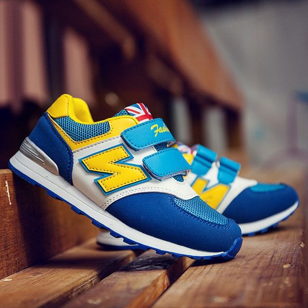 

2020 new fashion summer children breathable soft sneakers girls comfort casual shoes boys keep running sports tennis shoes, Black