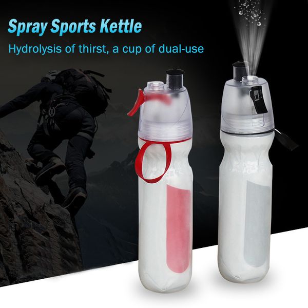 

newly bicycle spray cup water bottle drinking water portable double layer for bike cycling outdoor bfe88