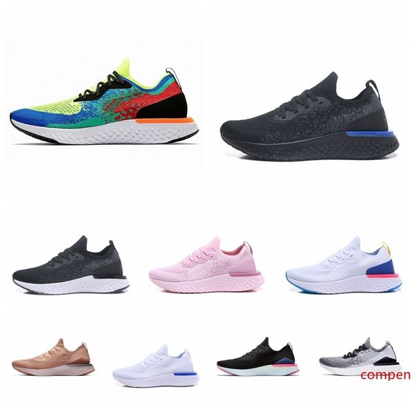 

epic react v2 designer men women fly shoes south beach knit sprite belgium pe dusk to dawn betrue oreo gs running sport sneaker