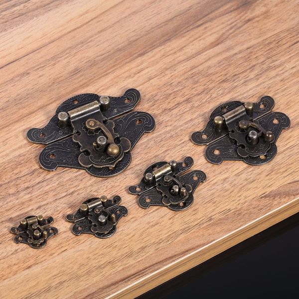 2019 Vintage Latch Hasp Pad Chest Lock Plate For Wooden Jewelry