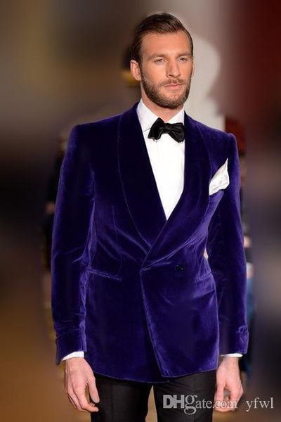 

classic velveteen tuxedos groom wedding men suits mens wedding suits tuxedo costumes de smoking pour hommes men(jacket+pants+tie) 256, Black;gray