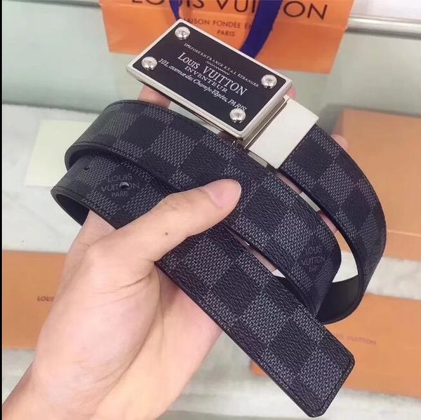 

the big man take women designerof leather black and white color leather designerbelt crime luxury with ing, Black;brown