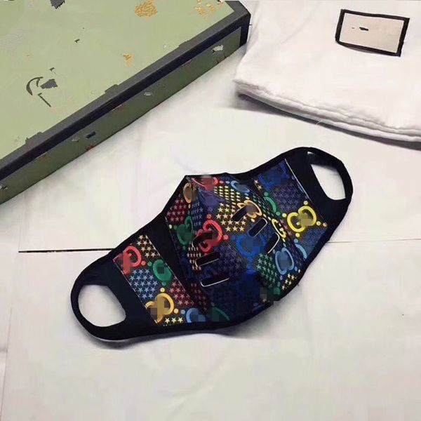 

face masks colorful letter mask washable leather dustproof respirator riding cycling sports print mouth masks men women daily use, Blue