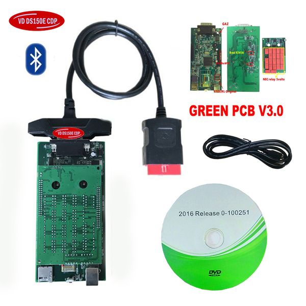 

2020 new vci v3.0 green pcb obd obd2 scanner 2020.0/2020r3 keygen with bluetooth for delphis car truck diagnostic tool