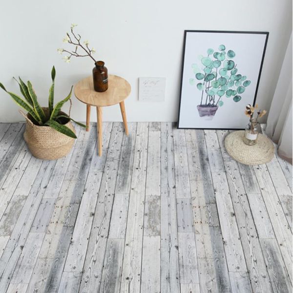 

20x300cm retro self adhesive pvc floor roll vintage brick line pattern home diy l bedroom ground decal floor sticker