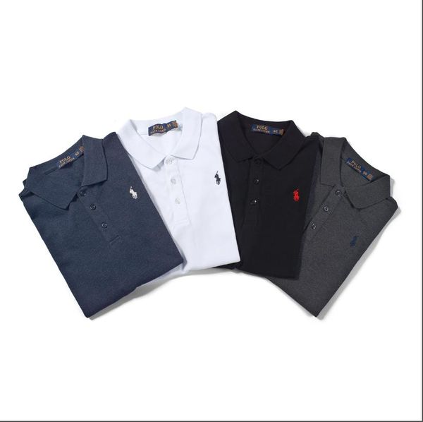

ralph mens lauren classic t-shirt designer polo shirt luxury logo embroidery polo classic simple polo shirt sweatshirt, White;black