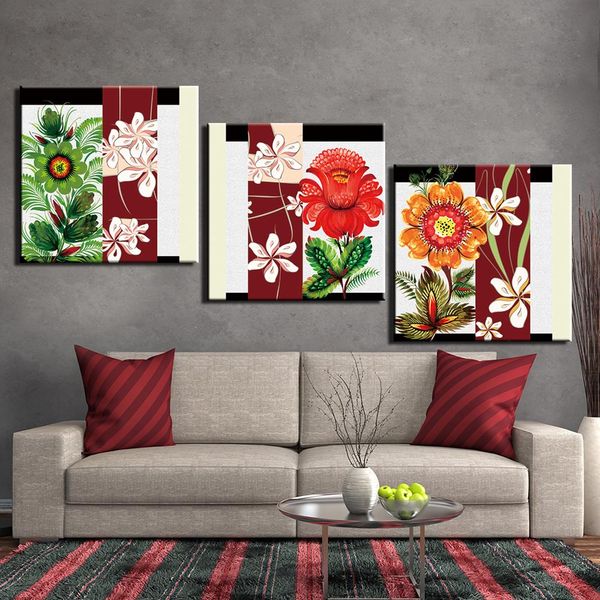 2019 Painting On Canvas Still Life Sunflower Flower Posters And Prints 3 Panels Wall Pictures For Living Room Home Decor From Jonemark2014 23 92