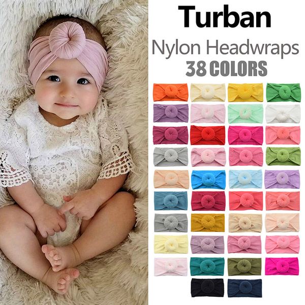 

дети детские оголовье девушка hairband детский головной убор упругие ткань для волос украшения cute donot головные уборы аксессуары для воло, Silver