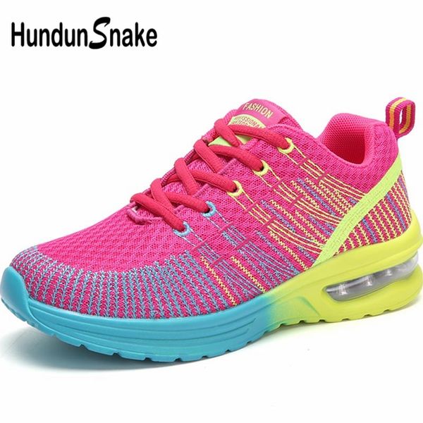 

hundunsnake breathable women running shoes women sneakers woman sports shoes sport summer tennis woman red training b-047