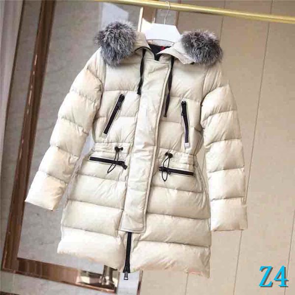 

parkas womens coat fashion down coat brand solid color long jacket natural color warm womens clothes casual parkas s-- asian sizez4, Black