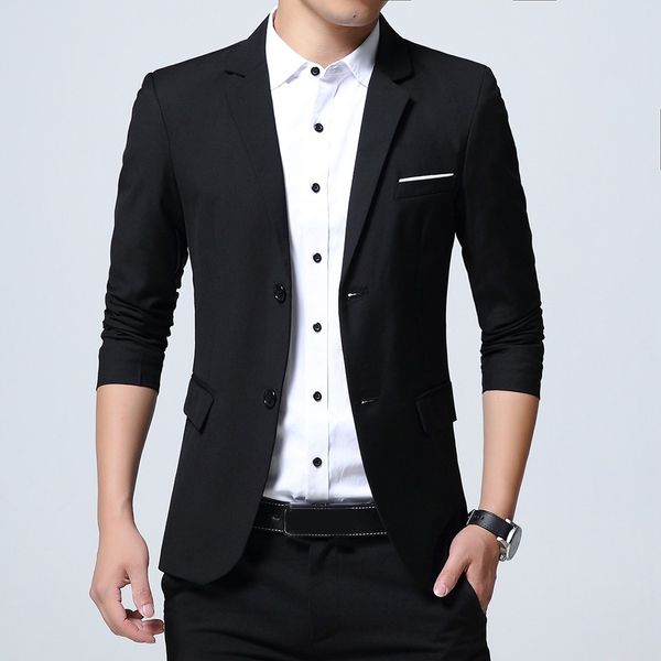 

men's fashion new style custom herringbone tweed british style mens tailor slim fit blazer wedding men suit pure color coat b1, White;black