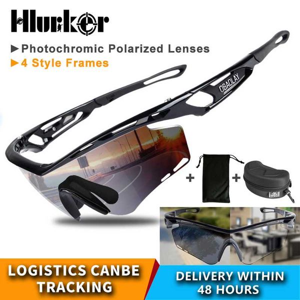 

hlurker 26g polarized pchromic cycling glasses bike glasses outdoor mtb bicycle sunglasses goggles eyewear with myopia frame