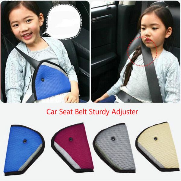 

car safe fit seat belt sturdy adjuster car safety belt adjust device triangle baby child protection baby safety for