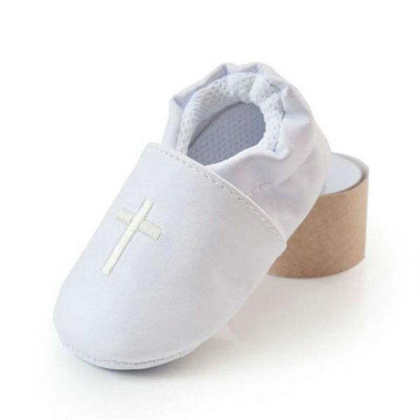 

newborn 0-18months baby boys girls cross baptism christening shoes church soft sole leather shoes for toddler kids white schoene