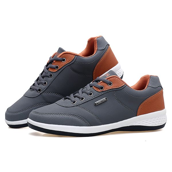 

outdoor sneakers autumn shoes men business office flats casual shoes breathable flat mens footwear zapatillas hombre, Black