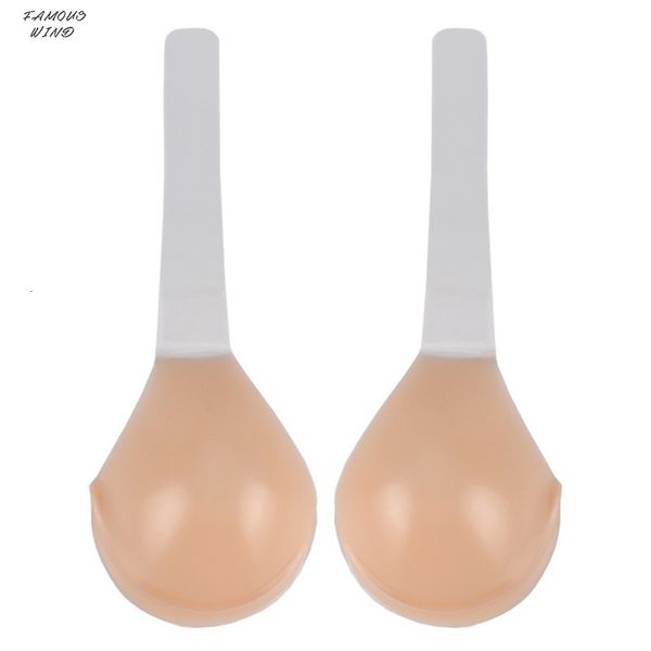 

силиконовые бюстгальтеры бюстгальтер ddd g h plus размер бесшовная sexy invisible без бретелек push up клейкая само платье sticky гель bh, Red;black