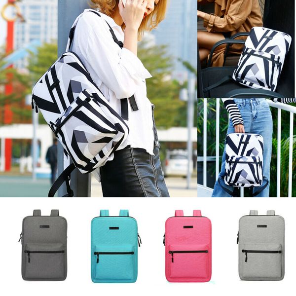 

noenname classic solid travel school college men women backpack lapshoulder bags handbags