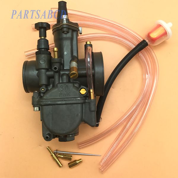 

new carburetor 30mm pwk 30mm racing flat side replace keihin oko carb