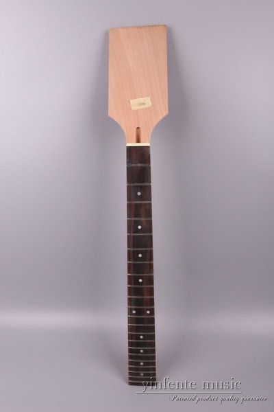 

unfinished electric guitar neck 22 fret paddle rosewood fretboard replacement p53