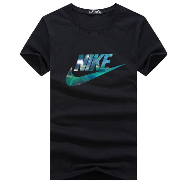 

2019 summer thin men's sports t-shirt casual short-sleeved suit t-shirt fashion breathable new, White;black