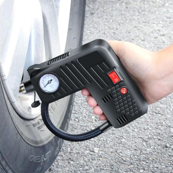 

car supplies multi-function car air pump line length 3 meters electric 12v portable air pump yx-301