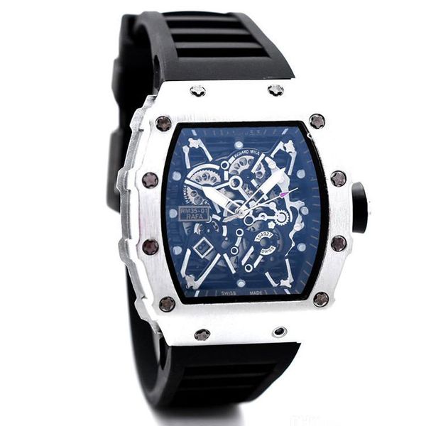 

fashion 2019 2 watches men women quartz or sport skeleton watch skull pcbwr, Slivery;brown