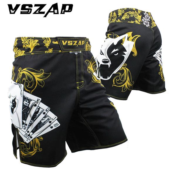 

vszap clothing training shorts cage fighting grappling martial arts boxing muay thai kickboxing short, Blue