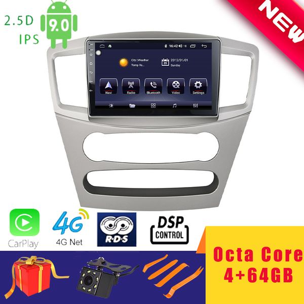 

9" android 9.0 car multimedia player stereo for mitsubishi grunder 2007~2012 head unit octa core dsp 2.5d+ips 4g carplay car dvd