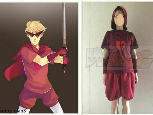

dirk strider god tier cosplay costume from homestuck custom made cos, Black;red
