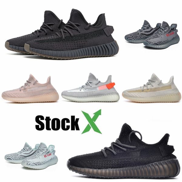 

2020 with box kanye west v1 men woman running shoes black gray sport trainers sneakers 12345c458# #dss270