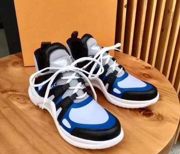 

NEW Luxury brand women's mens Designer Archlight sneaker Men Genuine Leather Trainers TPU Outsole Casual Shoes Runner Shoes 7 colors
