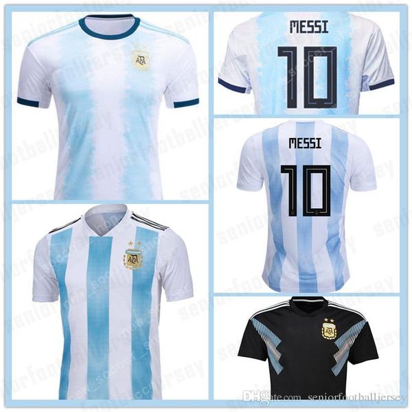 

10 MESSI Argentina Soccer Jerseys #9 AGUERO 22 LAUTARO copa 2019 2020 DYBALA DI MARIA camisetas de futbol Home Away Mens football uniform