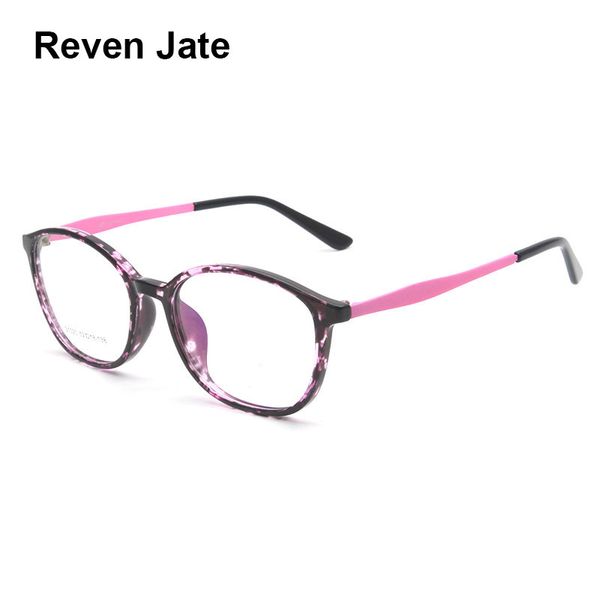 

reven jate s1020 acetate full rim flexible eyeglasses frame for men and women optical eyewear frame spectacles, Silver