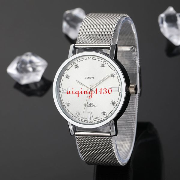 

горячие роли datejust нержавеющей стали роскошные мужские часы womens сетки группа кварца президент desinger watch алмазные наручные часы, Slivery;brown