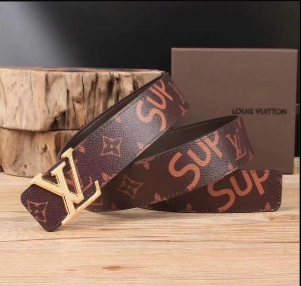 

designer belts luxury belts for men big buckle belt fashion mens leather belts wholesale with box, Black;brown