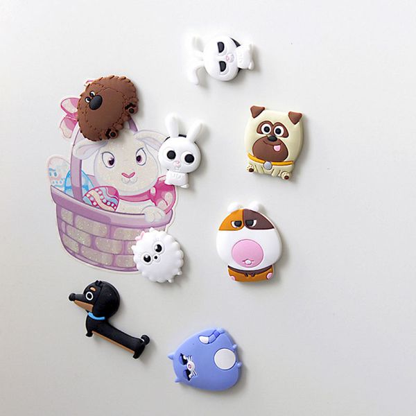 

cute silicone cartoon anime fridge magnets whiteboard sticker refrigerator magnets kids toy gift home decoration wholesale -36