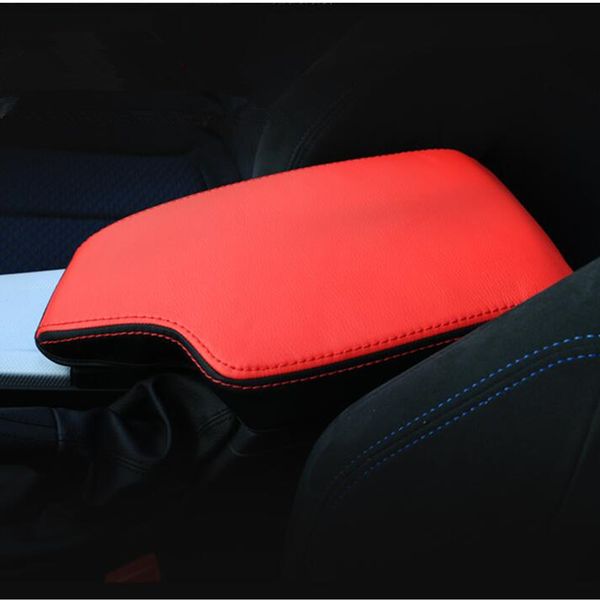 

leather central armrest box sleeve protection cover trim for f30 f34 3 4 series 3gt 2013-18 lhd car interior accessories