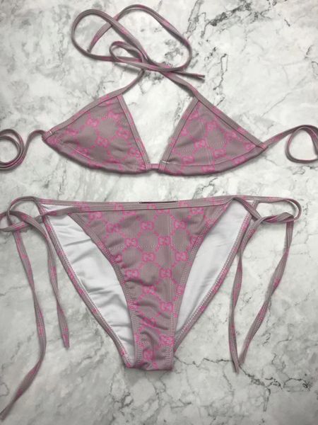 

The de igner bikini women wimwear g letter bandage bathing uit two piece wim uit