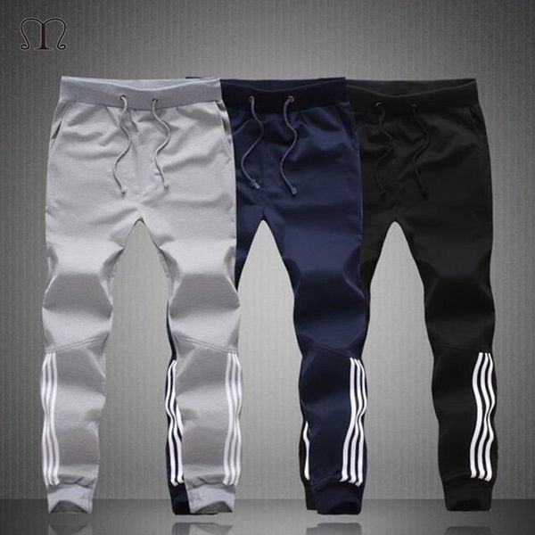 2020 Lente Heren Broek Mode Skinny Joggingbroek Heren Joggers Gestreepte Slim Fitted Broek Kleding Plus Size 4XL Harembroek