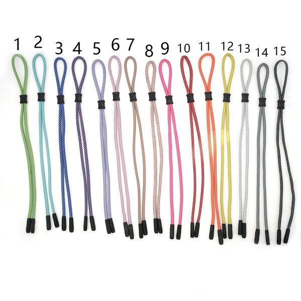 

2020 reflective sports basketball glasses rope glasses lanyard basketball anti-skid rope matching aj15 color full high reflective, Blue