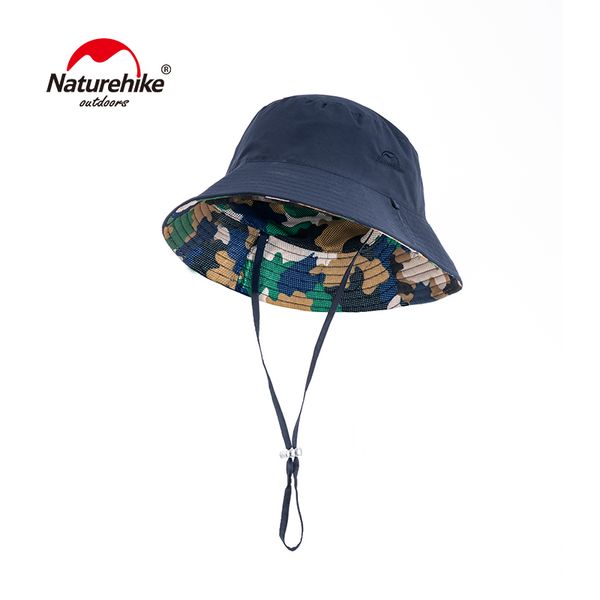 

naturehike supplex sunshade fisherman hat ultralight folding summer quick-dry bucket hat hunting hiking fishing nh18h008-t, Black;white