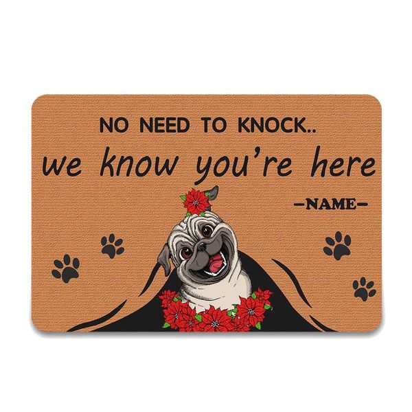 Custom Doormat Funny Entrance Door Mat Anti Slip Doormats